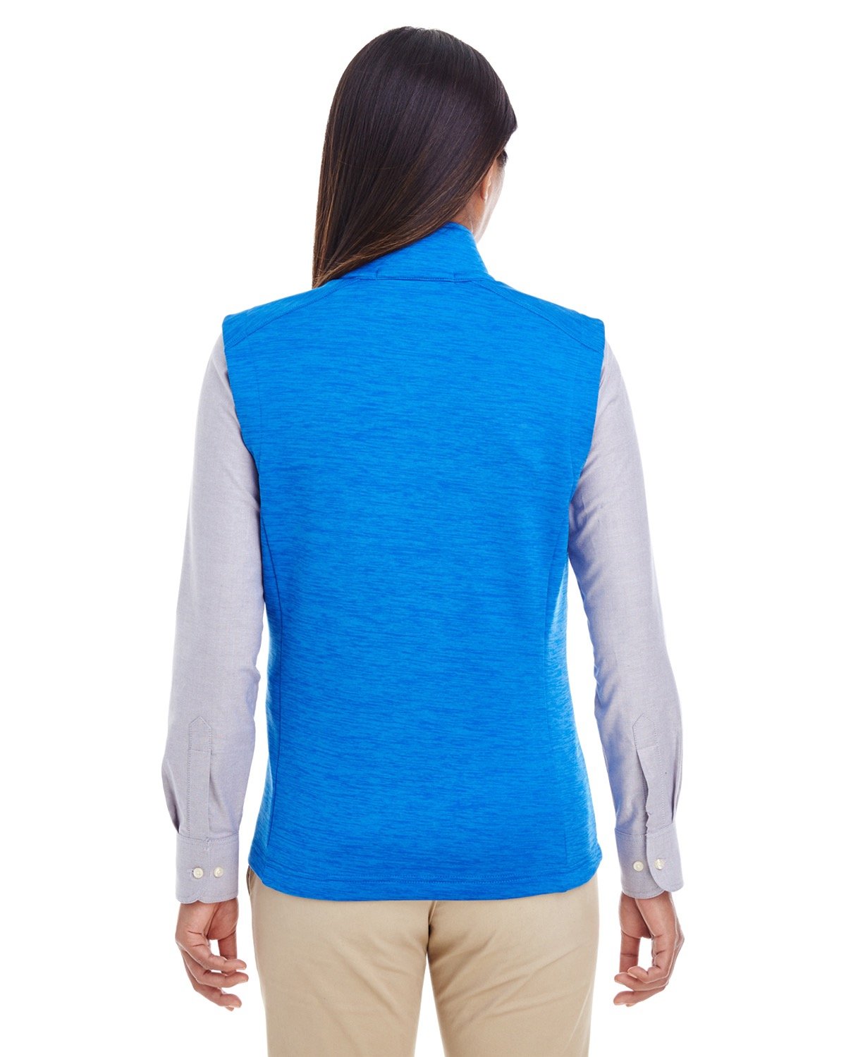 Devon & Jones Ladies' Newbury Mélange Fleece Vest Devon & Jones