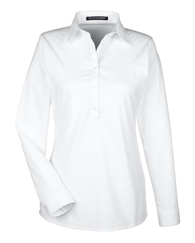 Devon & Jones Ladies' Perfect Fit™ Half-Placket Tunic Top