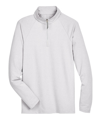 Devon & Jones CrownLux Performance™ Men's Clubhouse Micro-Stripe Quarter-Zip