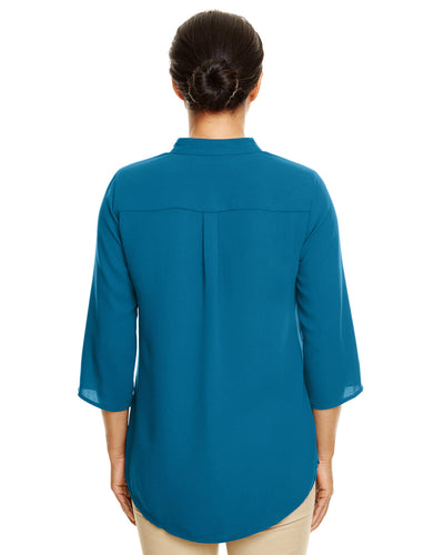 Devon & Jones Ladies' Perfect Fit™ 3/4-Sleeve Crepe Tunic