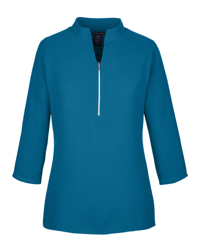 Devon & Jones Ladies' Perfect Fit™ 3/4-Sleeve Crepe Tunic