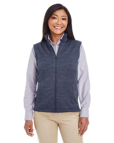 Devon & Jones Ladies' Newbury Mélange Fleece Vest