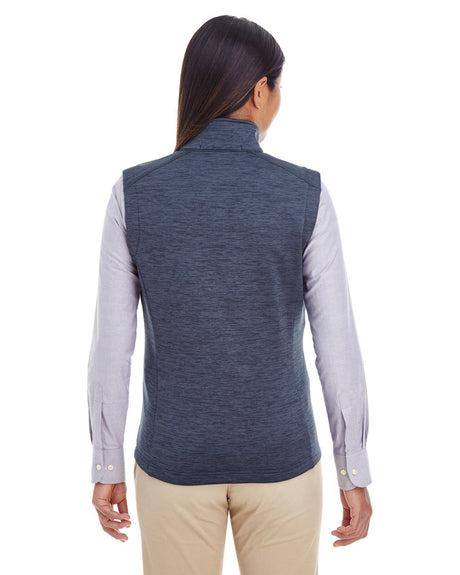 Devon & Jones Ladies' Newbury Mélange Fleece Vest Devon & Jones