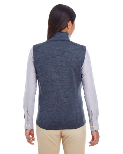 Devon & Jones Ladies' Newbury Mélange Fleece Vest