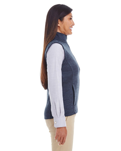 Devon & Jones Ladies' Newbury Mélange Fleece Vest