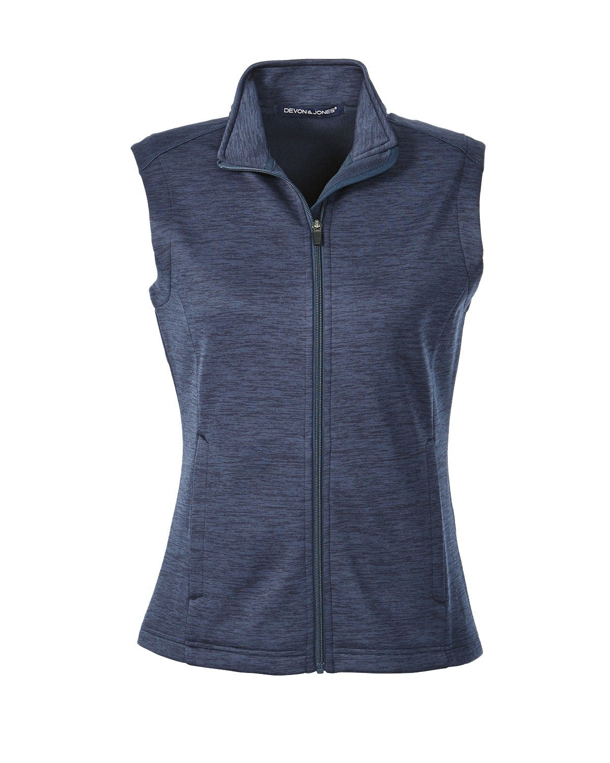 Devon & Jones Ladies' Newbury Mélange Fleece Vest Devon & Jones