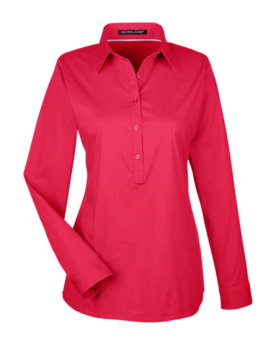 Devon & Jones Ladies' Perfect Fit™ Half-Placket Tunic Top