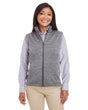 Devon & Jones Ladies' Newbury Mélange Fleece Vest Devon & Jones