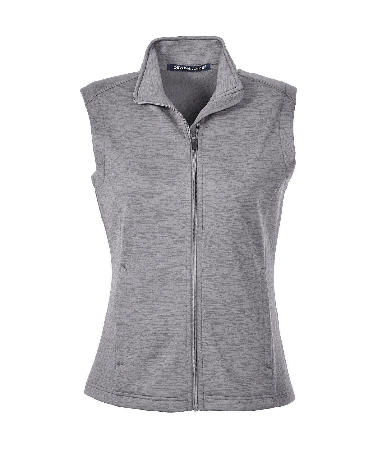 Devon & Jones Ladies' Newbury Mélange Fleece Vest Devon & Jones