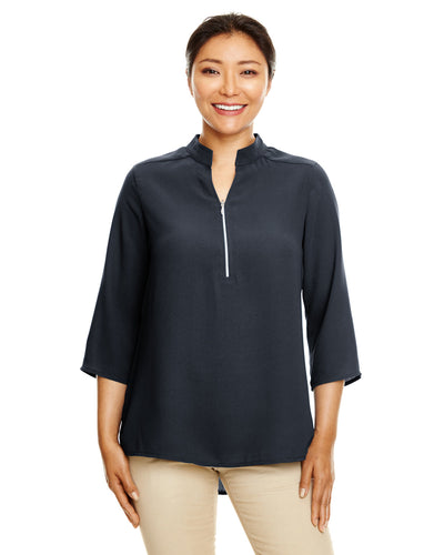 Devon & Jones Ladies' Perfect Fit™ 3/4-Sleeve Crepe Tunic