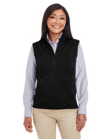 Devon & Jones Ladies' Newbury Mélange Fleece Vest Devon & Jones