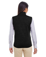 Devon & Jones Ladies' Newbury Mélange Fleece Vest Devon & Jones