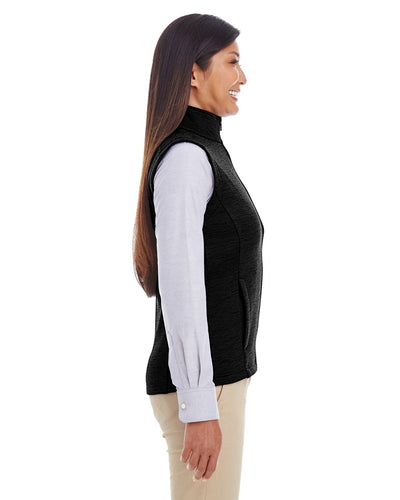 Devon & Jones Ladies' Newbury Mélange Fleece Vest