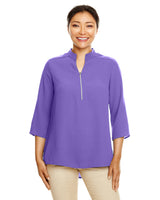 Devon & Jones Ladies' Perfect Fit™ 3/4-Sleeve Crepe Tunic Devon & Jones