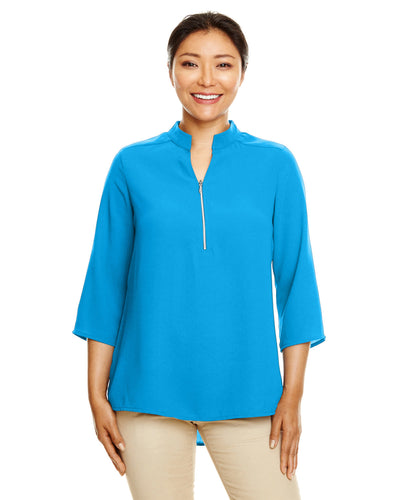 Devon & Jones Ladies' Perfect Fit™ 3/4-Sleeve Crepe Tunic