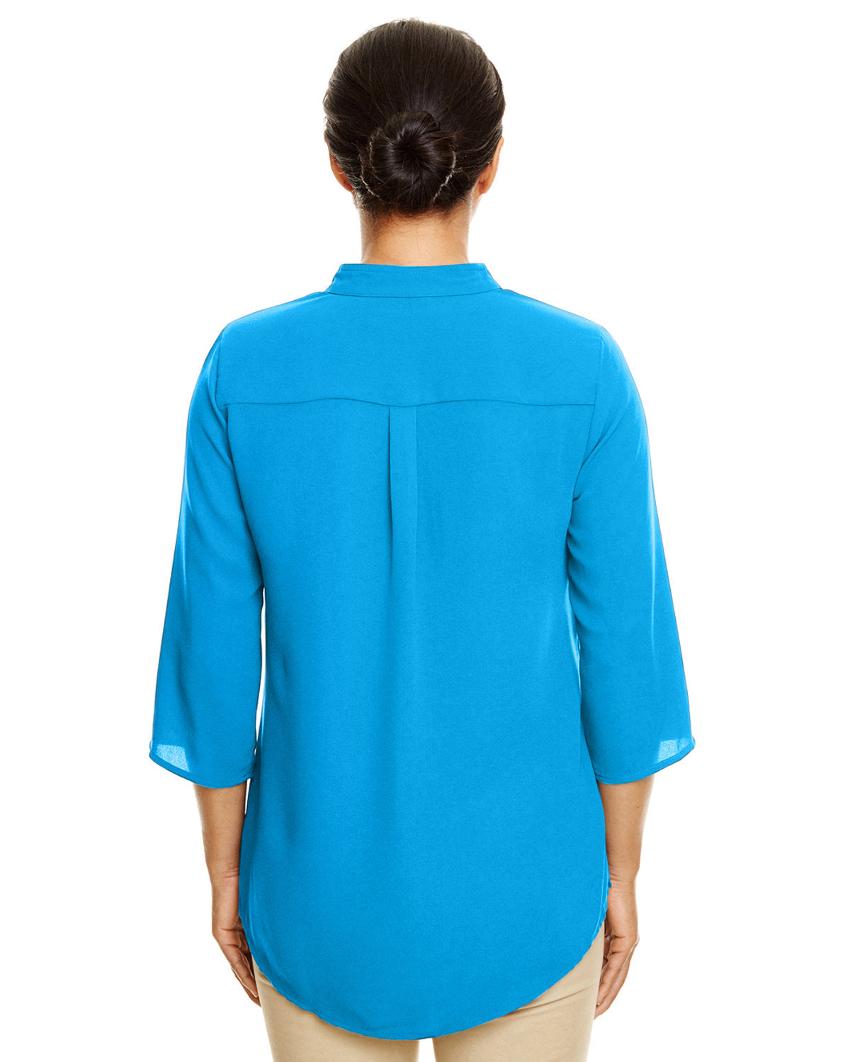 Devon & Jones Ladies' Perfect Fit™ 3/4-Sleeve Crepe Tunic Devon & Jones
