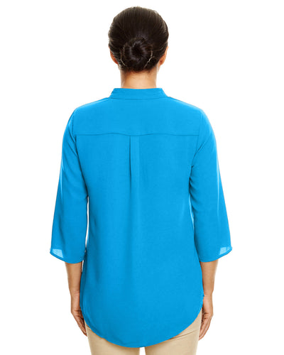 Devon & Jones Ladies' Perfect Fit™ 3/4-Sleeve Crepe Tunic