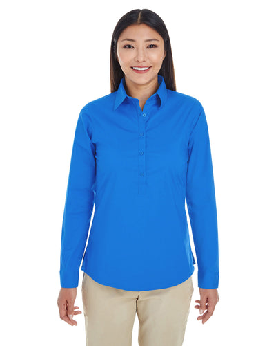 Devon & Jones Ladies' Perfect Fit™ Half-Placket Tunic Top
