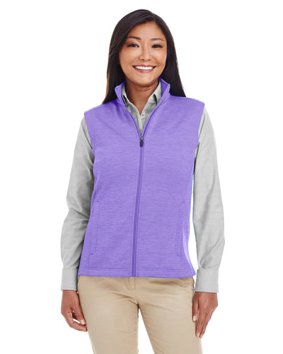 Devon & Jones Ladies' Newbury Mélange Fleece Vest