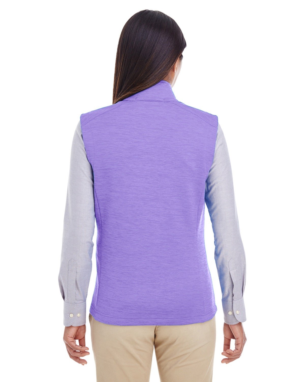 Devon & Jones Ladies' Newbury Mélange Fleece Vest Devon & Jones