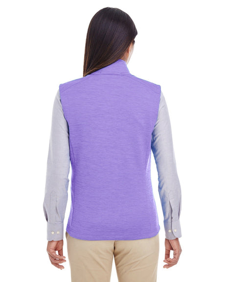 Devon & Jones Ladies' Newbury Mélange Fleece Vest Devon & Jones