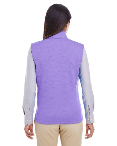 Devon & Jones Ladies' Newbury Mélange Fleece Vest
