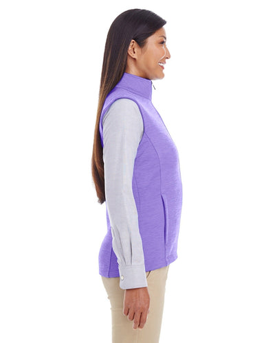 Devon & Jones Ladies' Newbury Mélange Fleece Vest