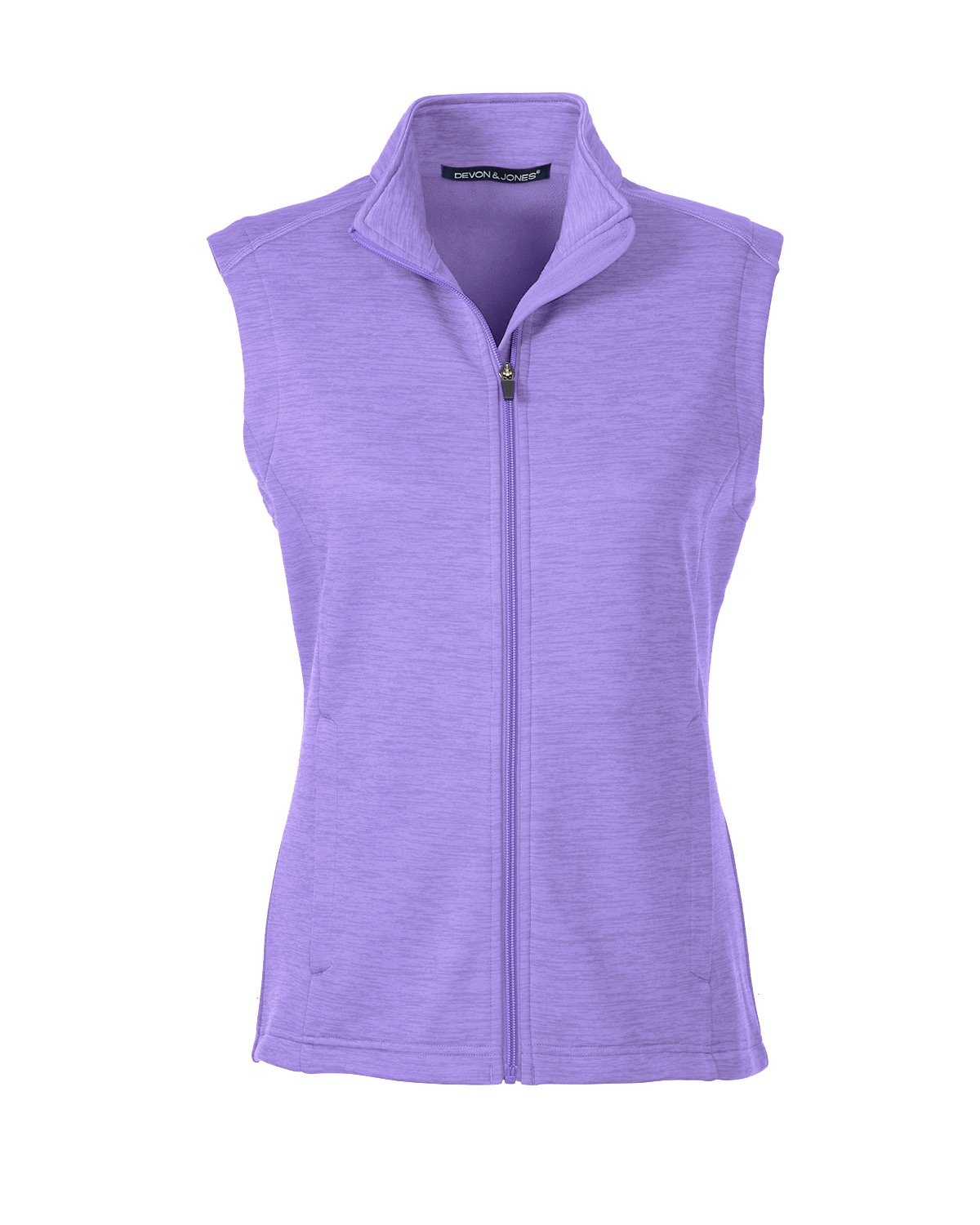 Devon & Jones Ladies' Newbury Mélange Fleece Vest Devon & Jones