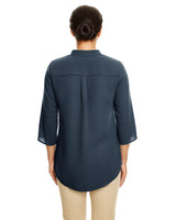 Devon & Jones Ladies' Perfect Fit™ 3/4-Sleeve Crepe Tunic Devon & Jones