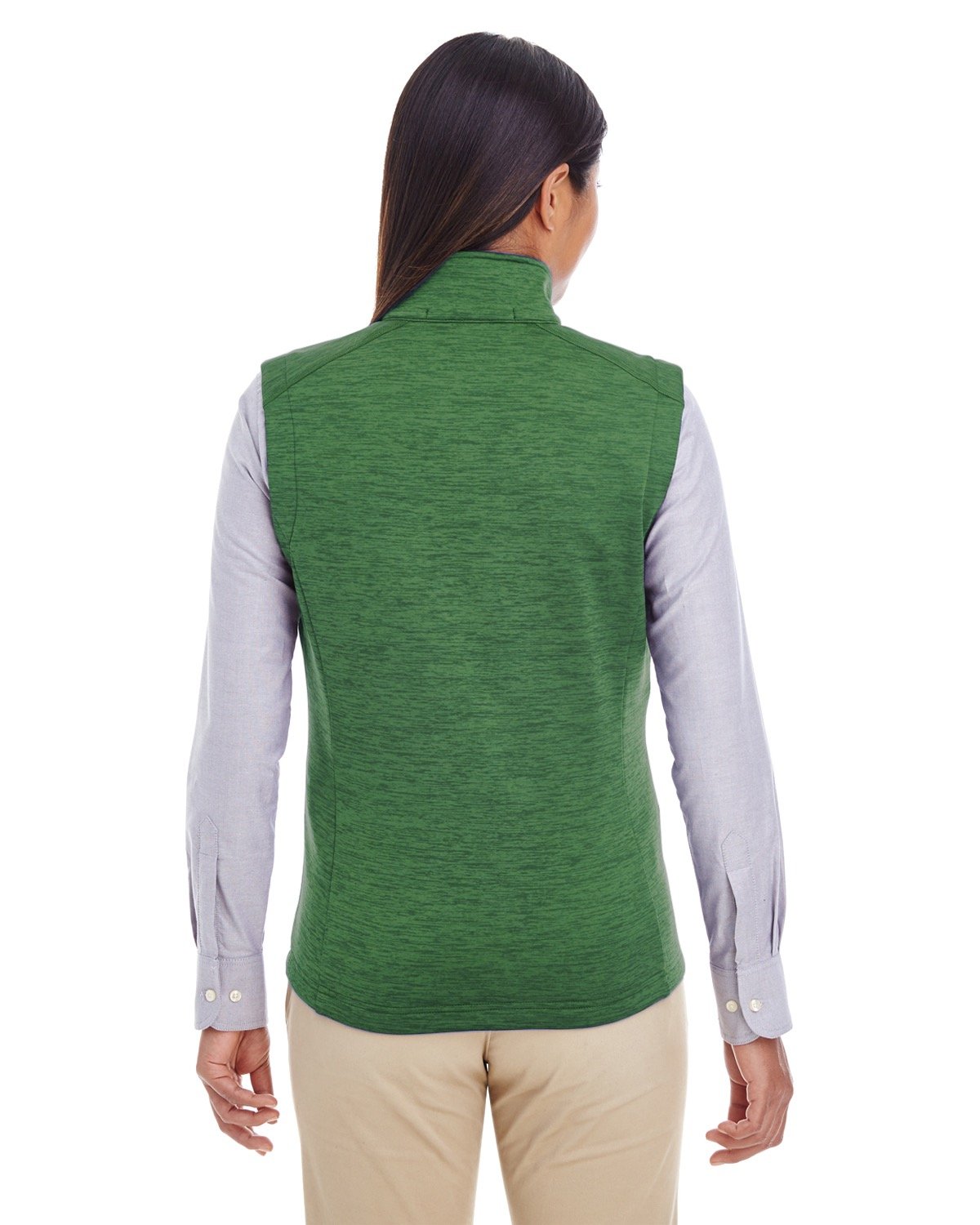 Devon & Jones Ladies' Newbury Mélange Fleece Vest Devon & Jones