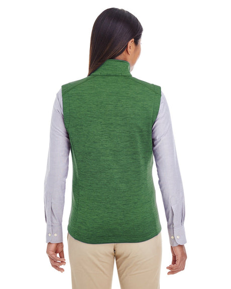 Devon & Jones Ladies' Newbury Mélange Fleece Vest Devon & Jones