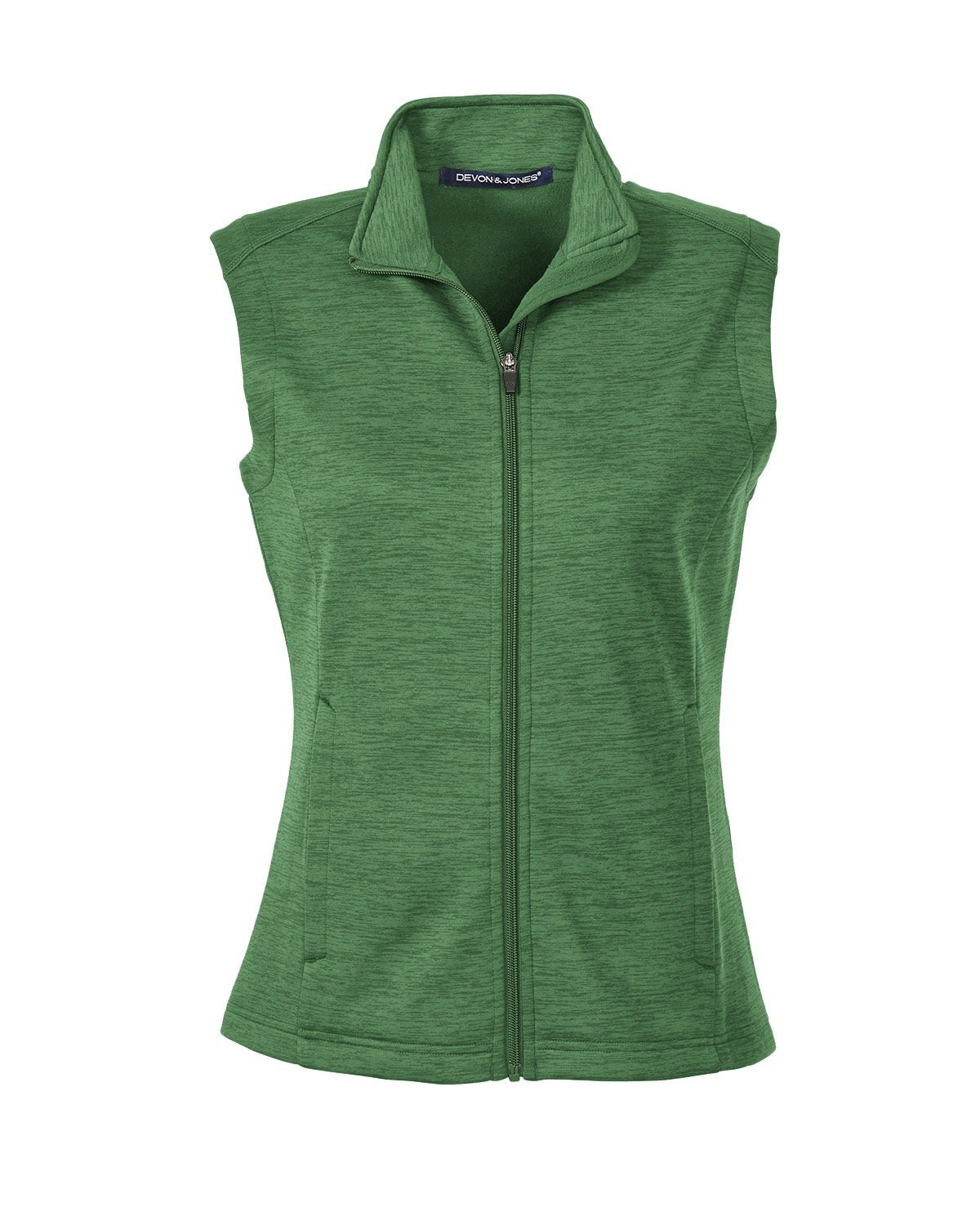 Devon & Jones Ladies' Newbury Mélange Fleece Vest Devon & Jones
