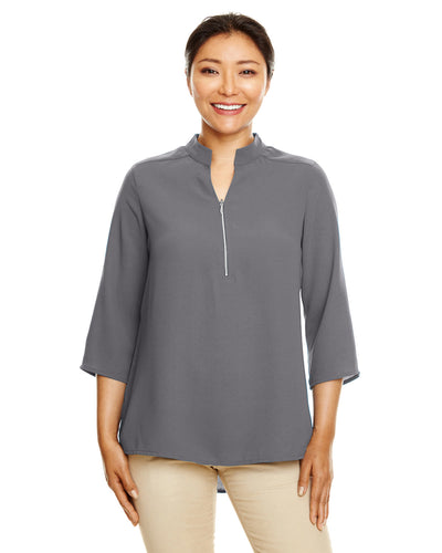 Devon & Jones Ladies' Perfect Fit™ 3/4-Sleeve Crepe Tunic