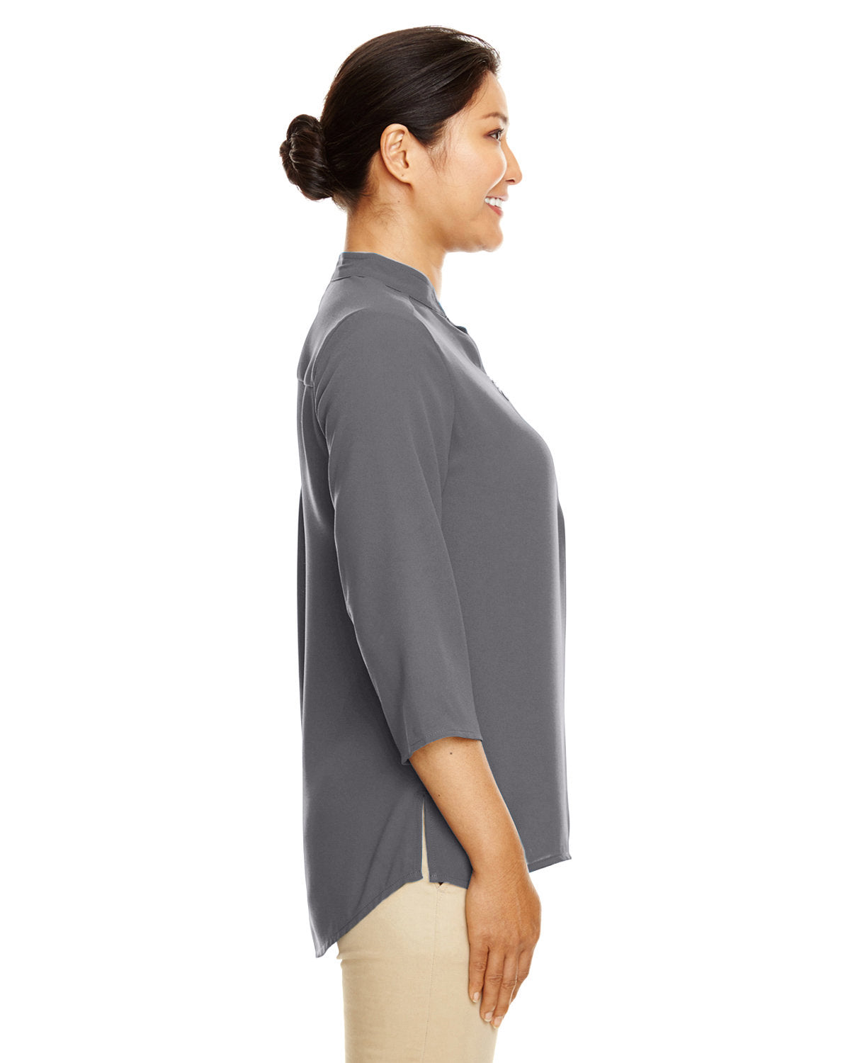 Devon & Jones Ladies' Perfect Fit™ 3/4-Sleeve Crepe Tunic Devon & Jones