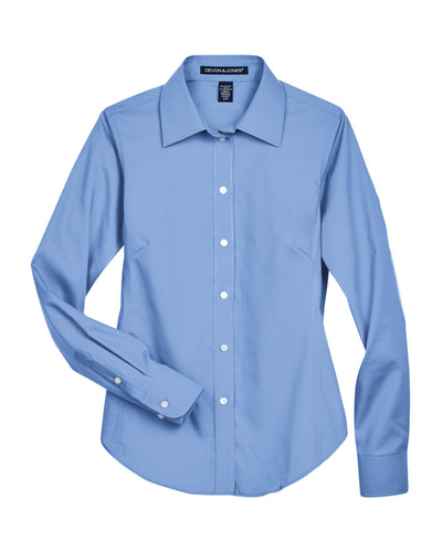 Devon & Jones Ladies' Crown Woven Collection™ Solid Oxford