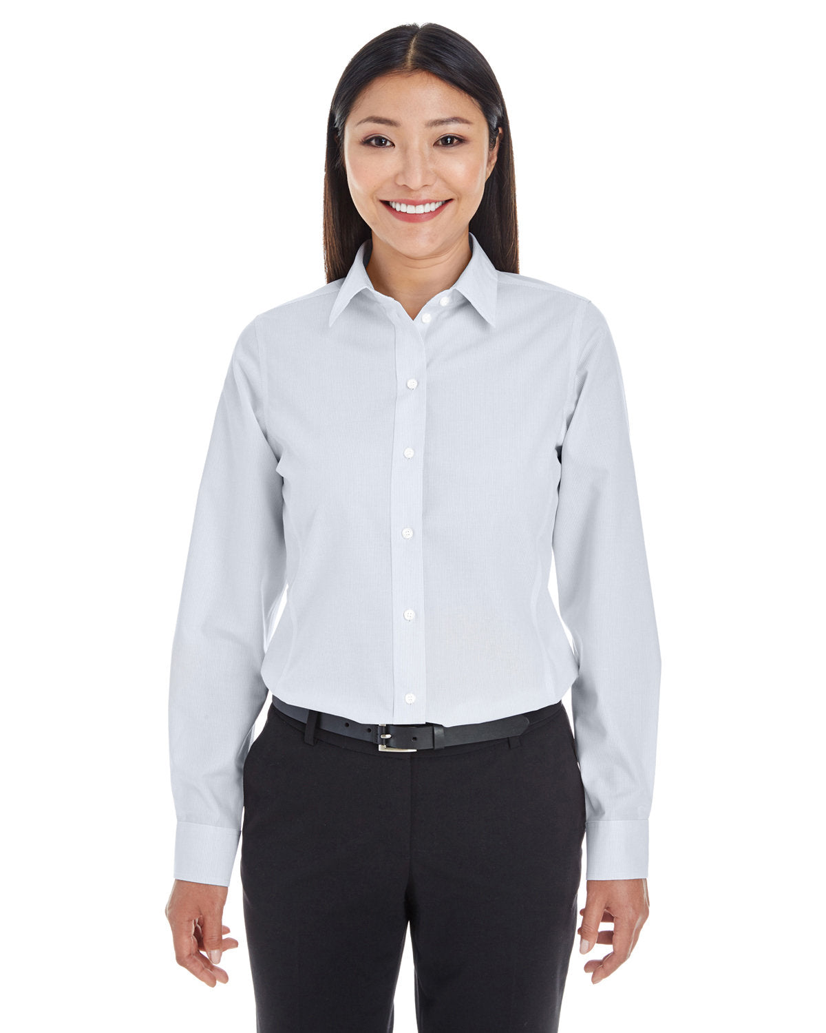 Devon & Jones Ladies' Crown Woven Collection™ Striped Shirt Devon & Jones