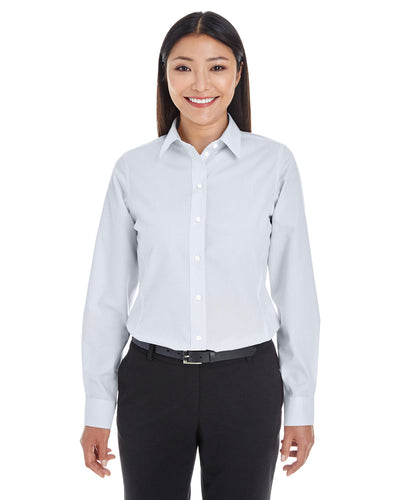 Devon & Jones Ladies' Crown Woven Collection™ Striped Shirt