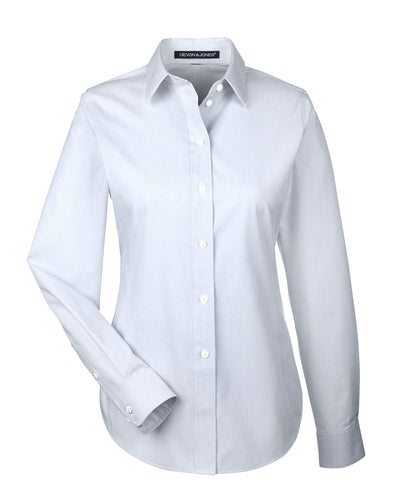 Devon & Jones Ladies' Crown Woven Collection™ Striped Shirt