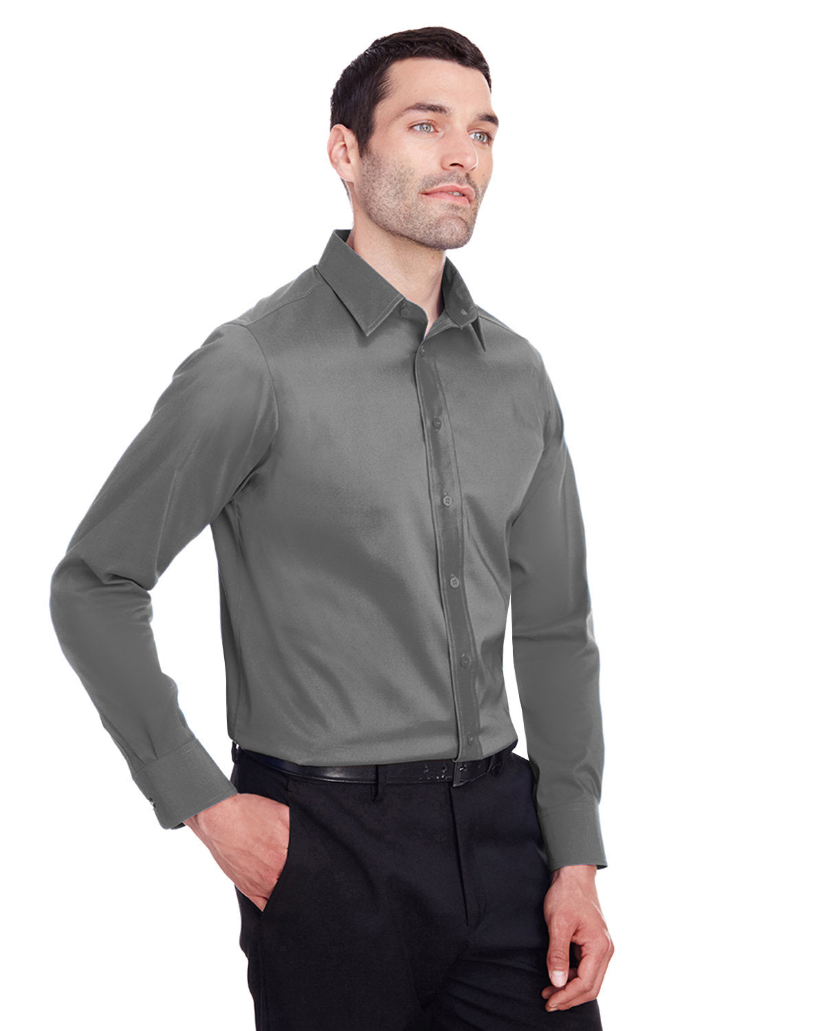 Devon & Jones Men's Crown Collection™ Stretch Broadcloth Slim Fit Shirt Devon & Jones