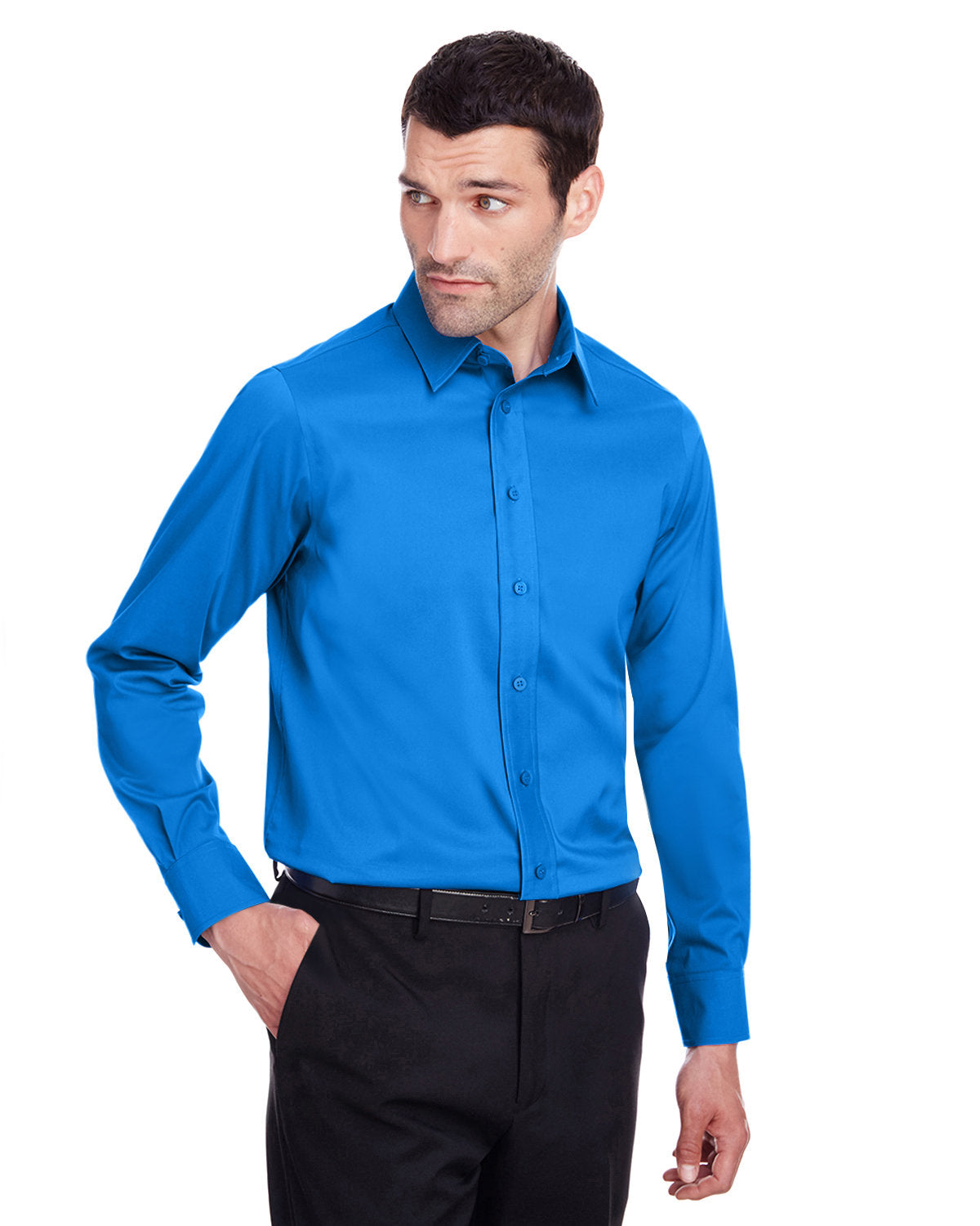 Devon & Jones Men's Crown Collection™ Stretch Broadcloth Slim Fit Shirt Devon & Jones