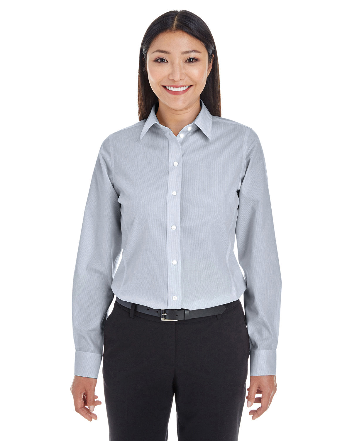 Devon & Jones Ladies' Crown Woven Collection™ Striped Shirt Devon & Jones