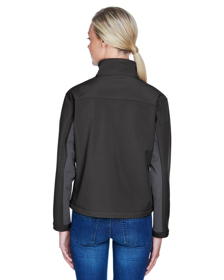Devon & Jones Ladies' Soft Shell Colorblock Jacket Devon & Jones