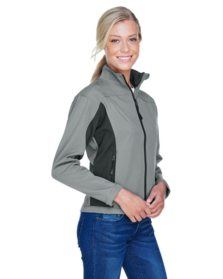 Devon & Jones Ladies' Soft Shell Colorblock Jacket Devon & Jones