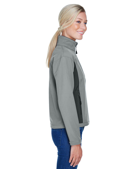 Devon & Jones Ladies' Soft Shell Colorblock Jacket Devon & Jones
