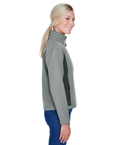 Devon & Jones Ladies' Soft Shell Colorblock Jacket