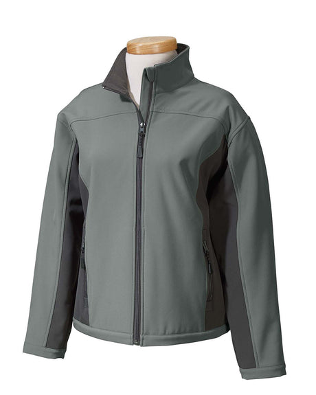 Devon & Jones Ladies' Soft Shell Colorblock Jacket Devon & Jones