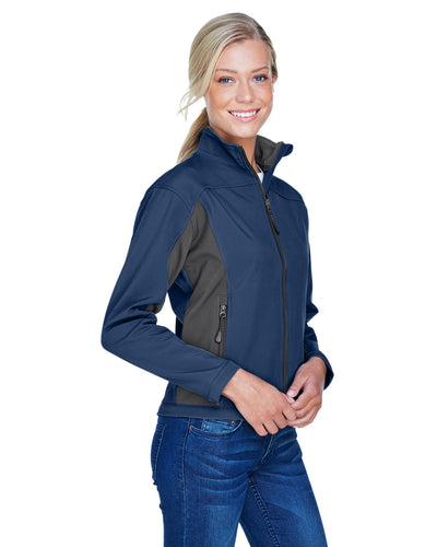 Devon & Jones Ladies' Soft Shell Colorblock Jacket
