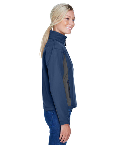Devon & Jones Ladies' Soft Shell Colorblock Jacket
