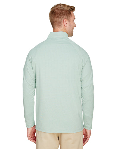 Devon & Jones CrownLux Performance™ Men's Clubhouse Micro-Stripe Quarter-Zip