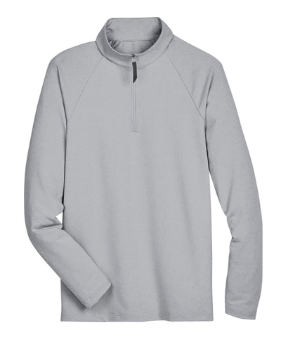 Devon & Jones CrownLux Performance™ Men's Clubhouse Micro-Stripe Quarter-Zip